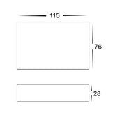 Havit Lighting Wall Lights Essil Fixed Down LED Wall Light Lights-For-You